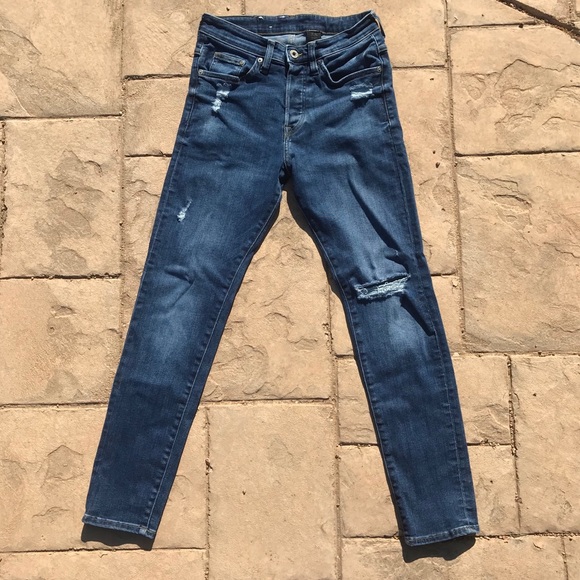 ⚜️ H&M Distressed Stretch Skinny Jeans - Picture 4 of 5